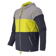 New Balance 90s Run Windbreaker Silver Mink with Hi-Lite & Thunder L27c2284